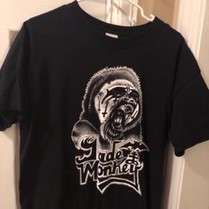 Tattoo Black LG Jade Monkey Tattoo Studio T shirt